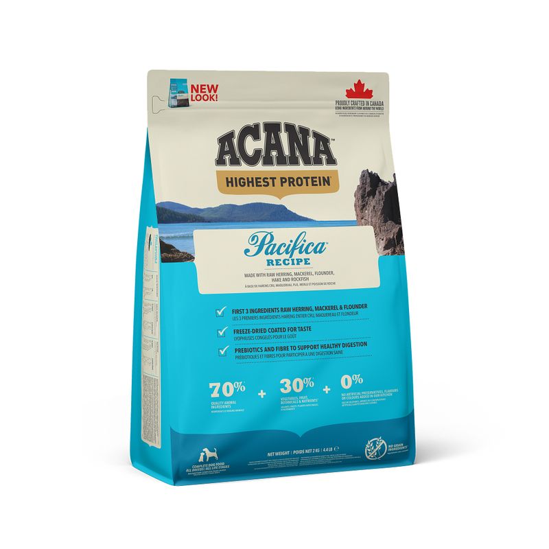 Acana Cane Pacifica Highest Protein Crocchette Aringa e Sgombro Sacco 2kg-1