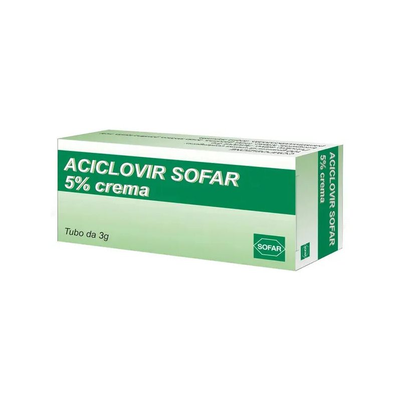 Aciclovir Crema Dermatologica 5% 3g-1