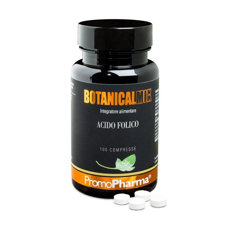 Botanical Mix Acido Folico integratore alimentare 100 compresse-1