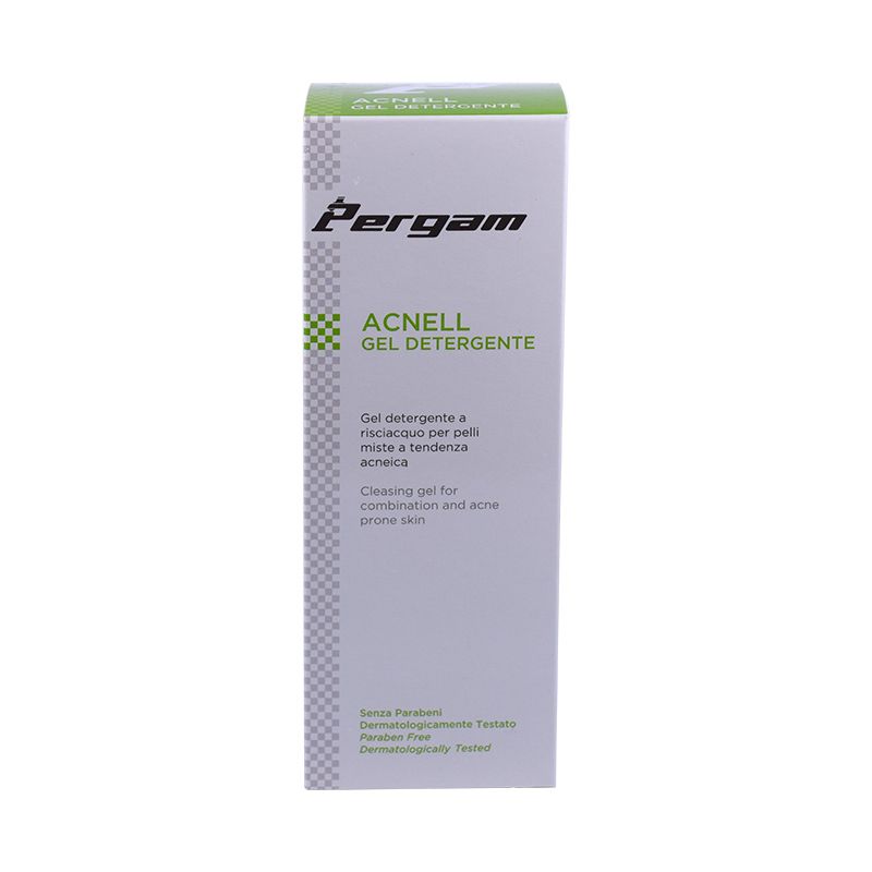 Pergam Acnell gel detergente per pelli miste a tendenza acneica 150ml-1