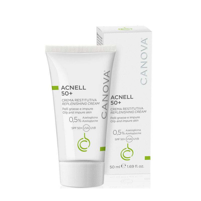 Canova Acnell 50+ Crema Restitutiva per pelli grasse e impure 50ml-2