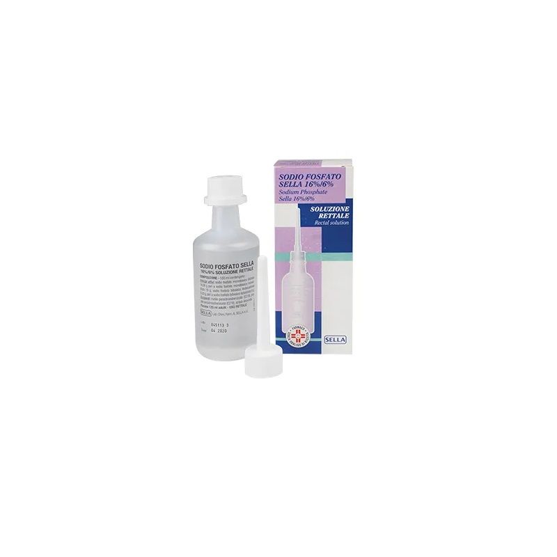 Sodio Fosfato Sella 16%/6% soluzione rettale 120ml-1