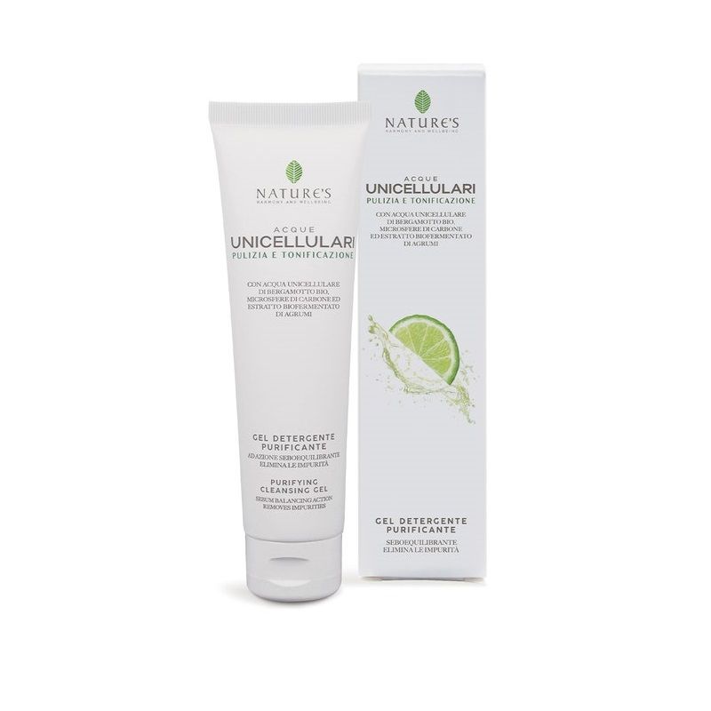 Nature's Acque Unicellulari gel viso detergente purificante 150ml-1