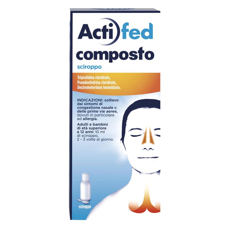 Actifed Composto sciroppo sintomatico tosse 100ml-1