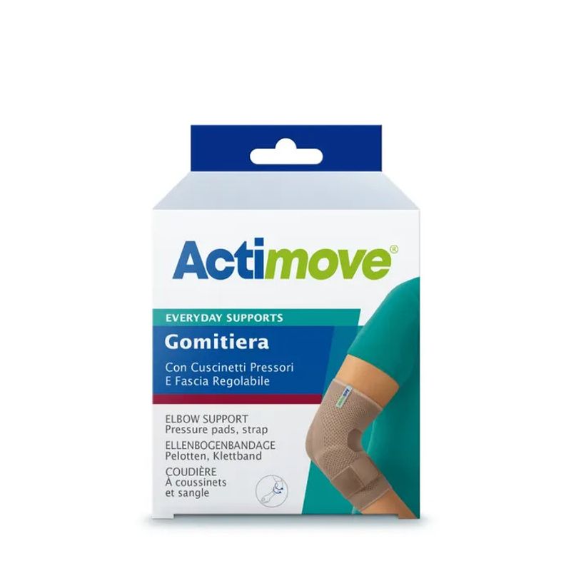 Actimove Everyday Gomitiera Elastica Cuscinetti Pressorie Fascia Regolabile Taglia M-1