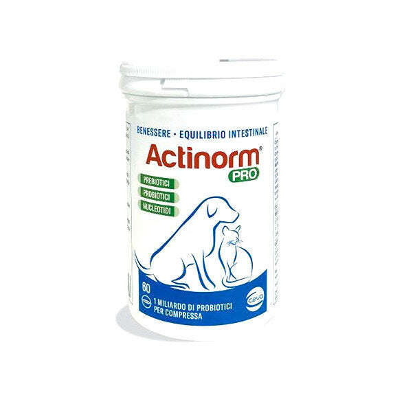 Actinorm Pro cani e gatti benessere dell'intestino 60 compresse-2