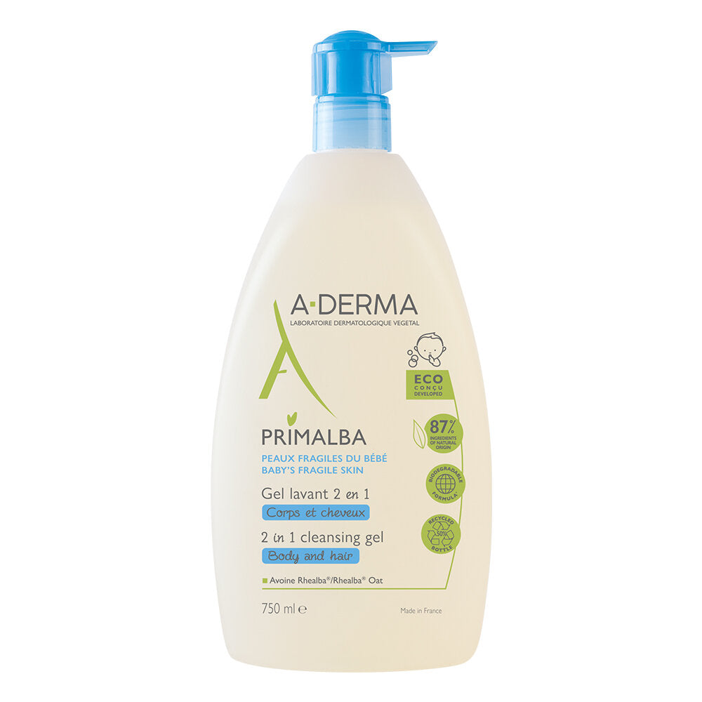 A-Derma Primalba Gel Detergente 2 in 1 750ml-7