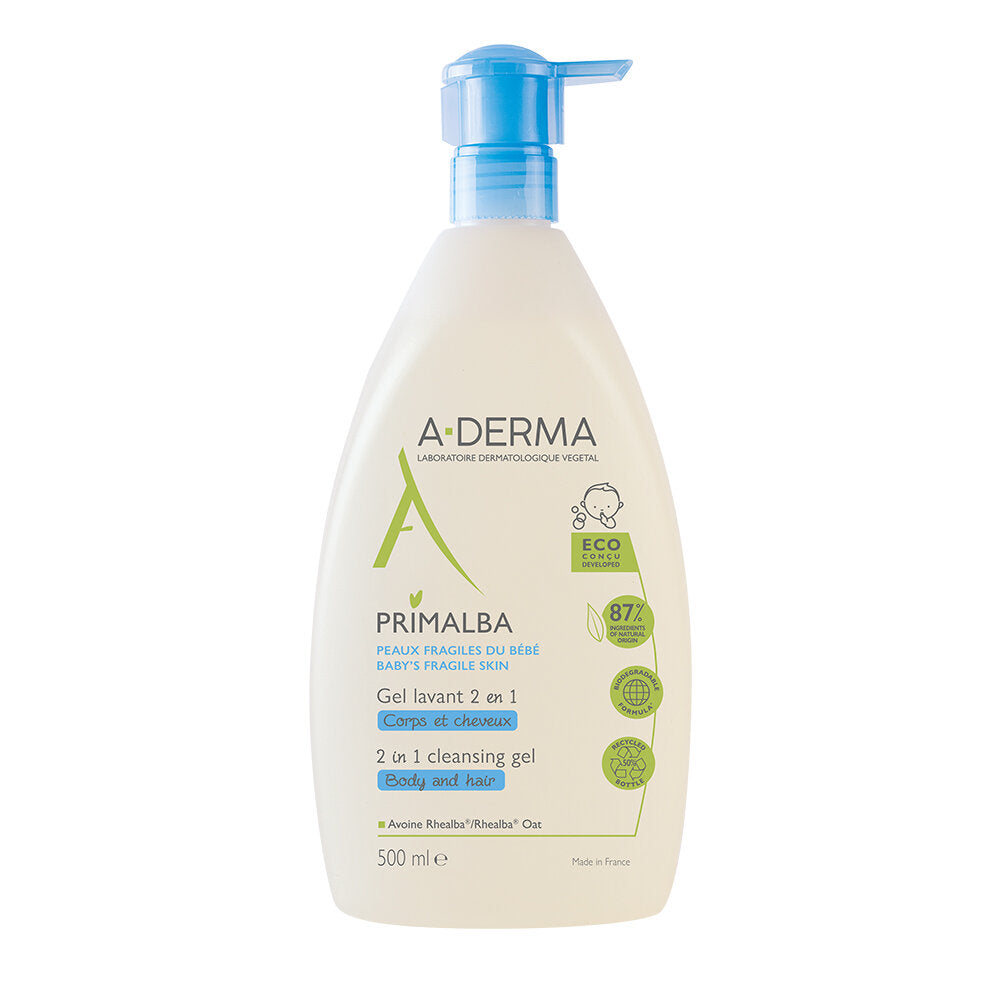 A-Derma Primalba Gel Detergente 2 in 1 500ml-7