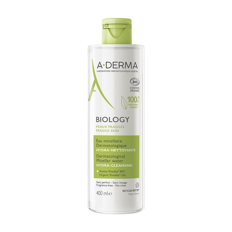 A-Derma BIOLOGY Acqua micellare dermatologica IDRA-DETERGENTE 400ml-2