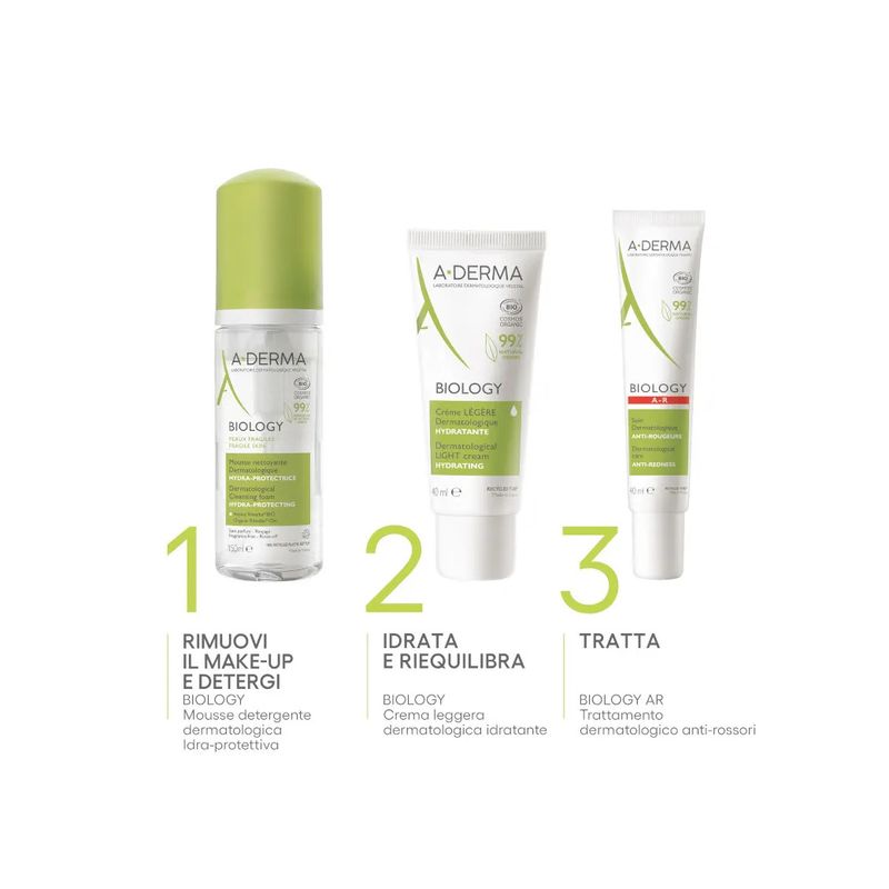 A-Derma Biology Mousse detergente dermatologica idra-protettiva 150ml-5
