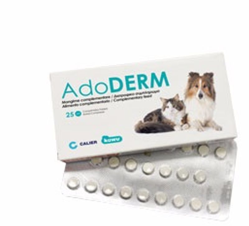 Adoderm Mangime Complementare Per Cani E Gatti 25 Compresse-1