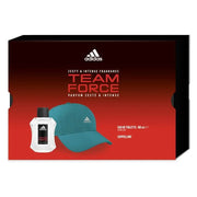 Adidas Cofanetto Team Force Edt 100ml + Cappello Uomo da Baseball Turchese-1