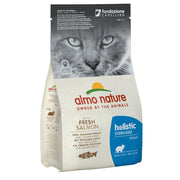Almo Nature Holistic Sterilised Salmone Fresco alimento secco per gatti adulti 400g-1
