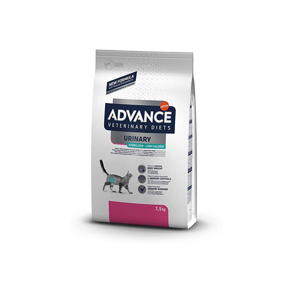 Advance Veterinary Diets Urinary Sterilized Low Calorie Crocchette Per Gatti Sterilizzati Sacco 7,5k-1