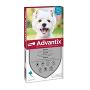 Advantix Spot-on Antiparassitario per cani fino da 4 a 10kg 6 pipette-1