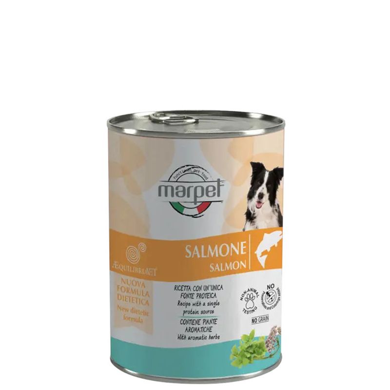 Marpet Aequilibriavet Dog Salmone Cibo Umido Per Cani Adulti Scatoletta 400g-1