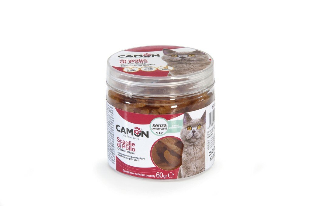 Camon Scaglie Di Pollo Per Gatti Barattolino 60g-2