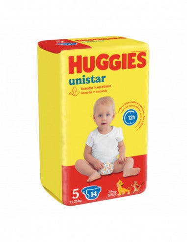 Huggies Unistar Base Taglia 5 14 Pezzi-1