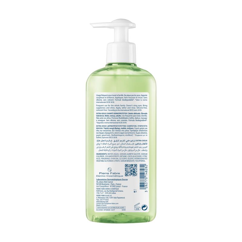 Ducray Extra Delicato Shampoo Dermoprotettivo 400ml-2
