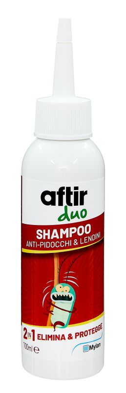 Aftir Duo Shampoo antipidocchi 100ml con pettinino-2