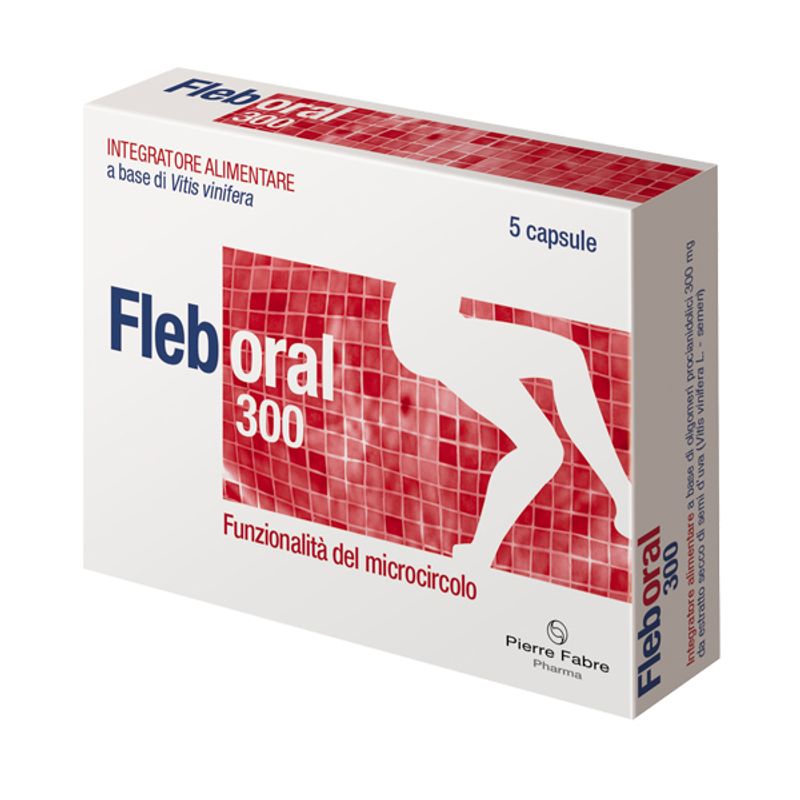 Pierre Fabre Fleboral 300 utile al microcircolo 5 capsule-1