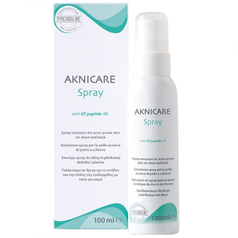 AKNICARE Spray emulsione spray per la pelle acneica 100ml-1