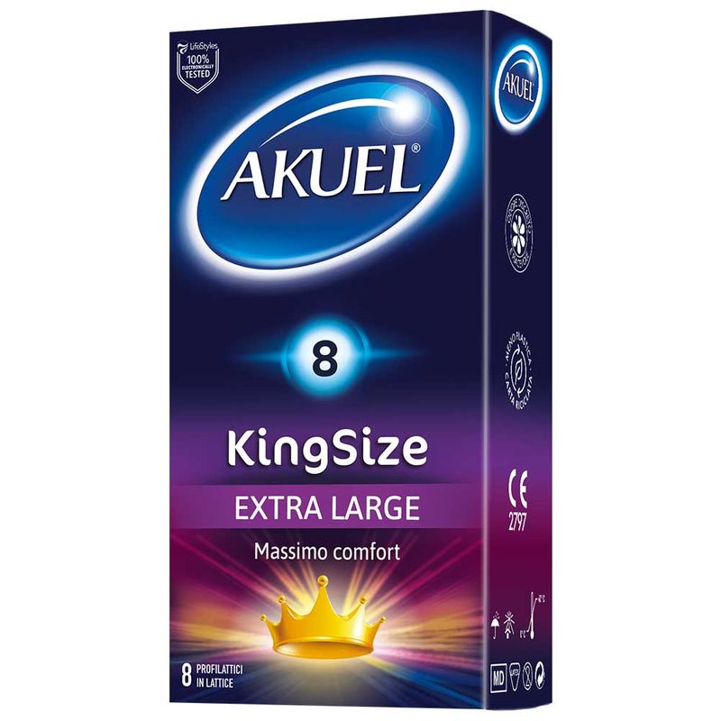 Akuel Zero Impercettibile King Size XL 8 profilattici-1