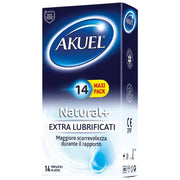 Akuel Natural + Extra Lubrificati 14 profilattici-1
