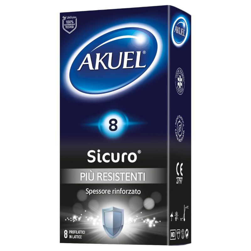 Akuel Sicuro Più Resistenti 8 profilattici-1