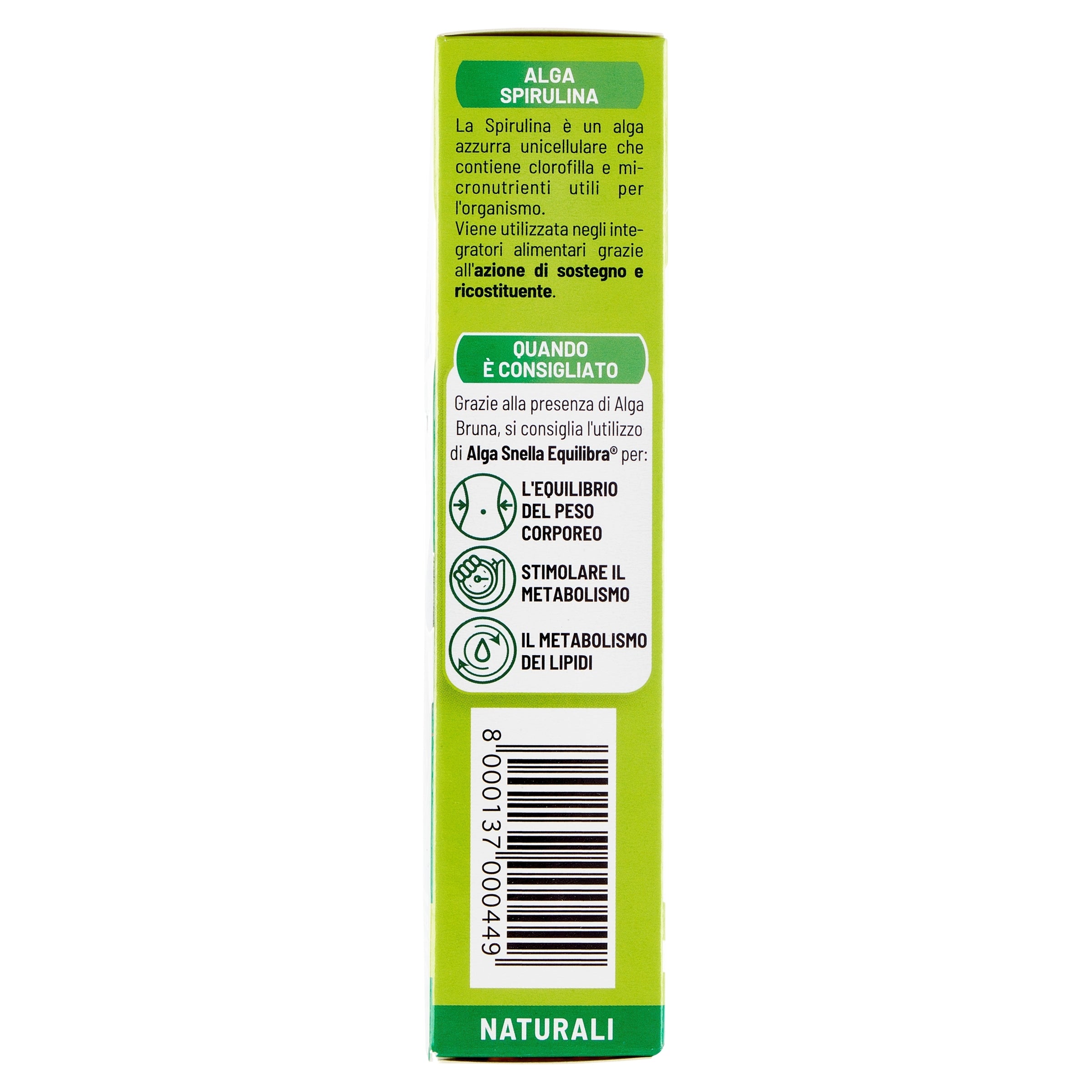 Equilibra Alga Snella Integratore alimentare utile per l'eliminazione dei liquidi in eccesso 75 comp-4