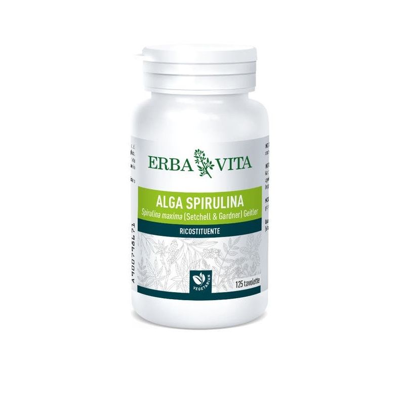 Erba Vita Alga Spirulina 125 tavolette-1