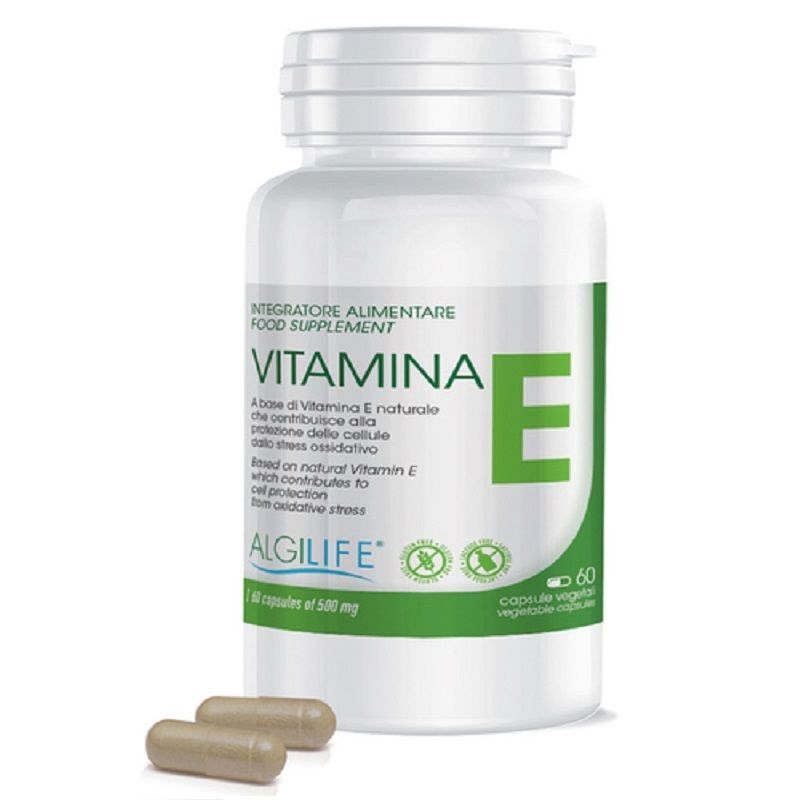 Algilife Vitamina E protezione delle cellule dallo stress ossidativo 60 capsule-1