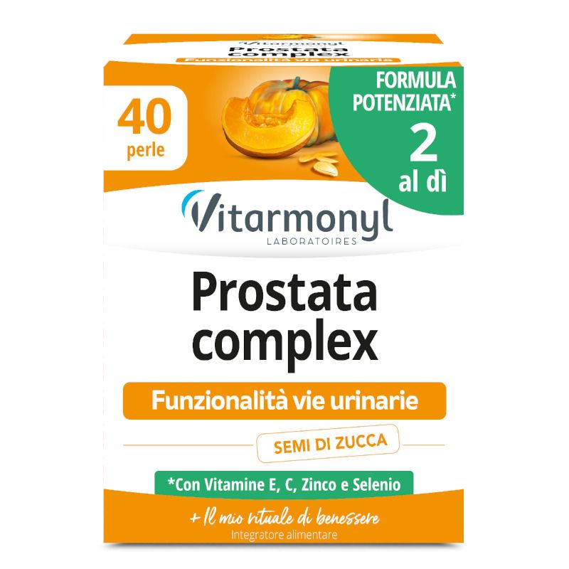 Vitarmonyl Prostata Complex per la funzionalità delle vie urinarie 40 perle-1