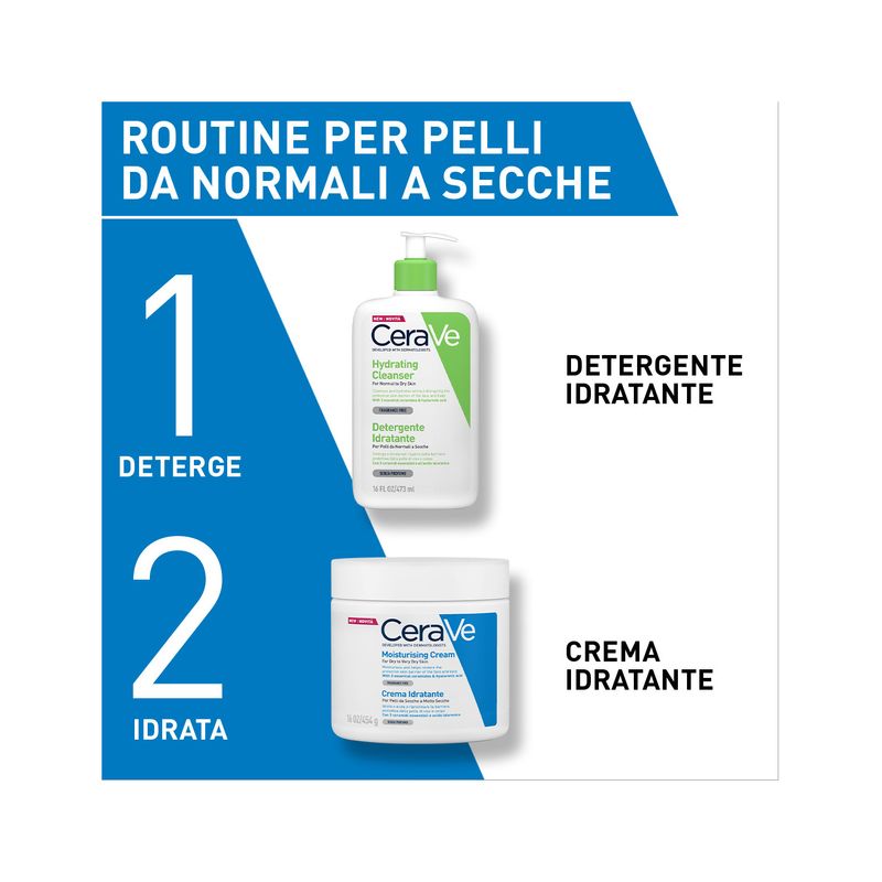 CeraVe Crema Corpo Idratante Pelle Molto Secca con Dispenser 454 g-8