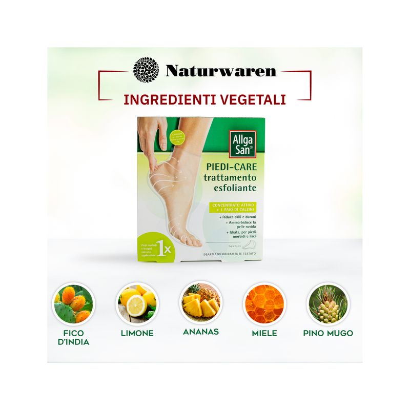 Dr. Theiss Allga San Piedi Care trattamento esfogliante 2 calzini taglia 35-46 +OMAGGIO sali per ped-4