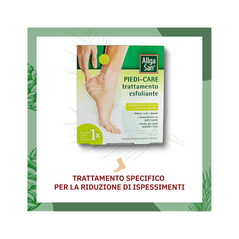 Dr. Theiss Allga San Piedi Care trattamento esfogliante 2 calzini taglia 35-46 +OMAGGIO sali per ped-5