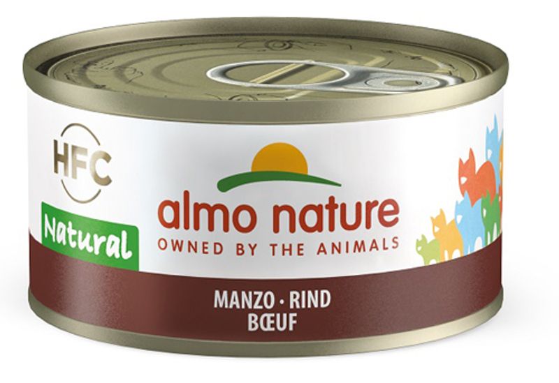 Almo Nature HFC Natural Cibo Umido Manzo Per Gatti Adulti Lattina 70g-1