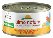 Almo Nature HFC Natural Cibo Umido Petto Di Pollo Per Gatti Adulti Lattina 70g-1