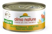 Almo Nature HFC Natural Pollo con Formaggio alimento umido per gatti adulti 70g-1