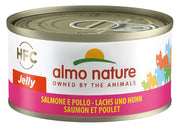 Almo Nature HFC Jelly Cibo Umido Salmone E Pollo Per Gatti Adulti Lattina 70g-1