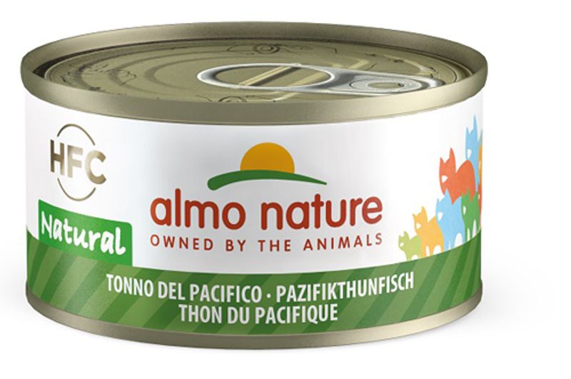Almo Nature HFC Natural Cibo Umido Tonno Del Pacifico Per Gatti Adulti Lattina 70g-1