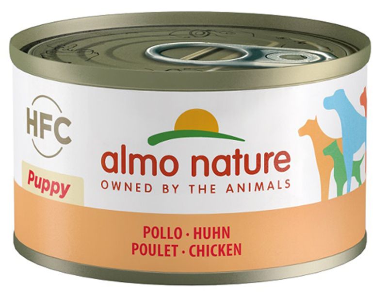 Almo Nature HFC Puppy Pollo alimento umido per cani cuccioli 95g-1