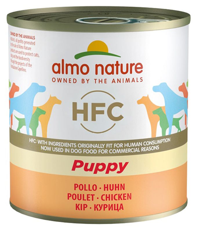 Almo Nature HFC Puppy Pollo alimento umido per cani cuccioli 280g-1