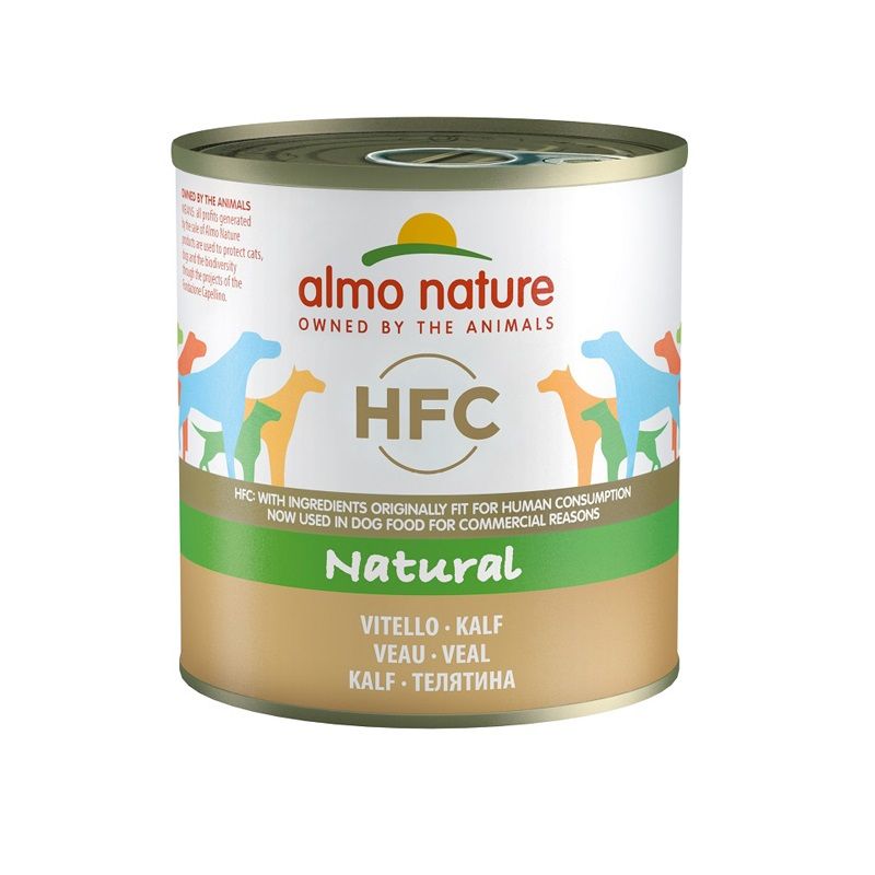 Almo Nature HFC Natural Vitello alimento umido per cani adulti 290g-1