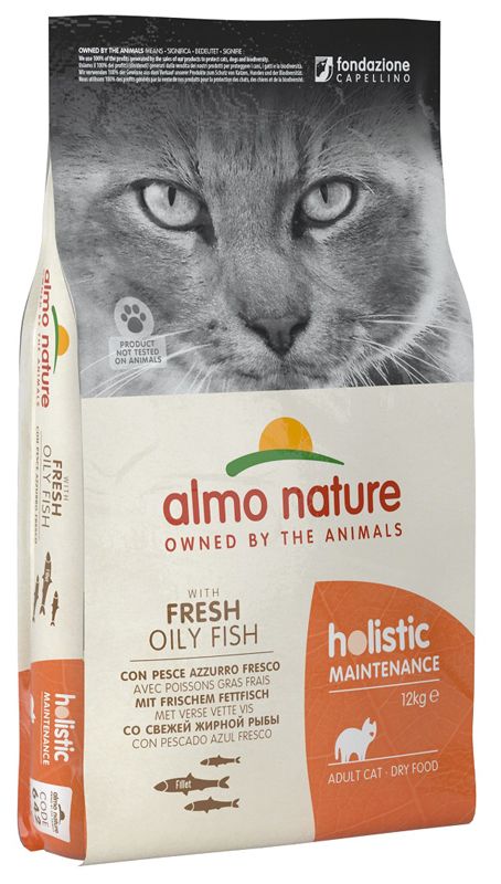 Almo Nature Holistic Maintenance Pesce Azzurro Fresco alimento secco per gatti adulti 12kg-1