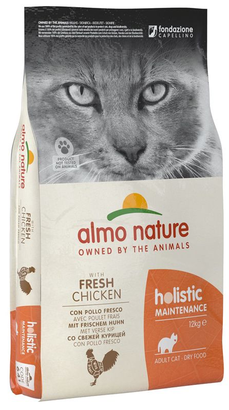Almo Nature Holistic Maintenance Pollo Fresco alimento secco per gatti adulti 12kg-1