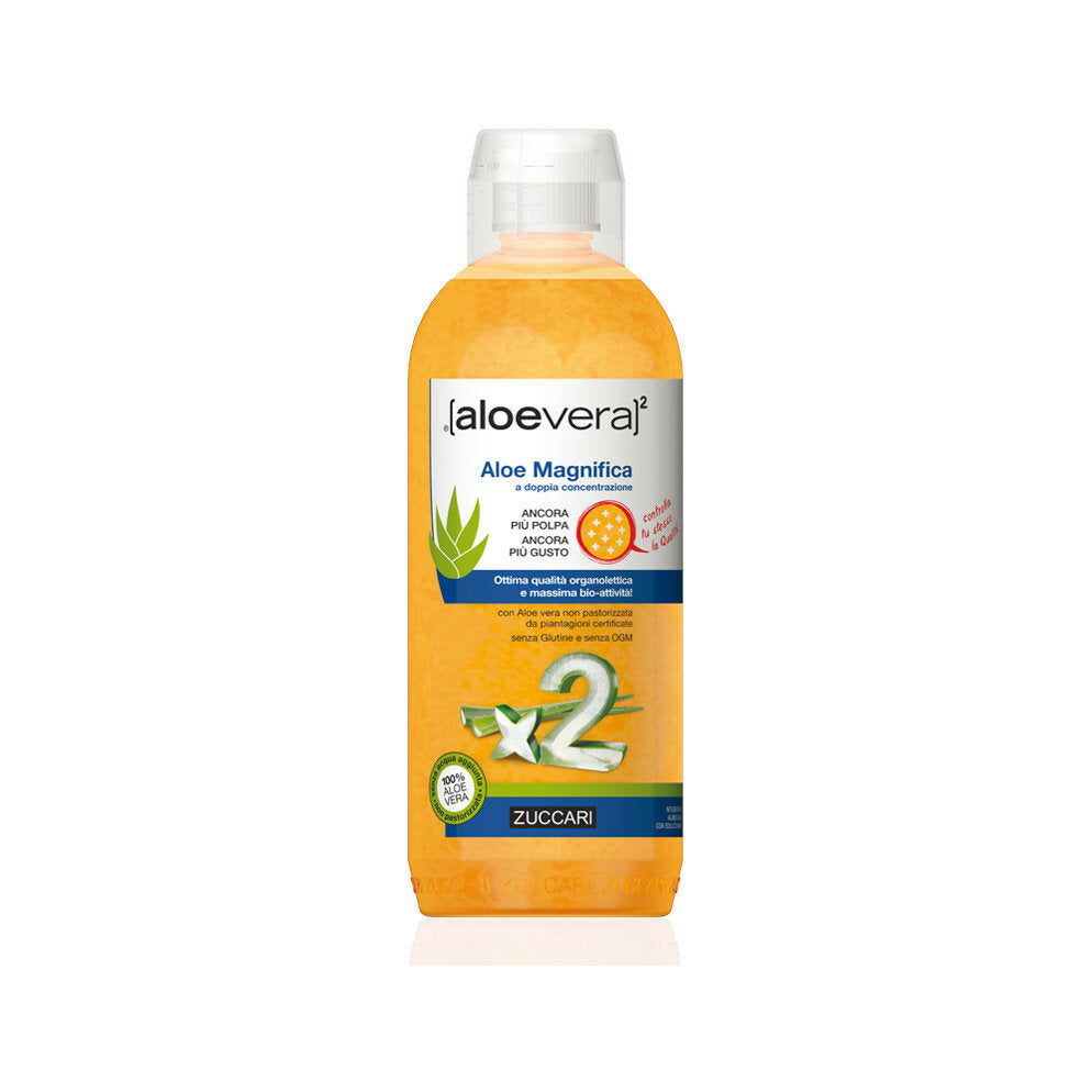 Zuccari Aloe Vera 2 Succo Puro Aloe Magnifica Doppia Concentrazione 1000ml-2