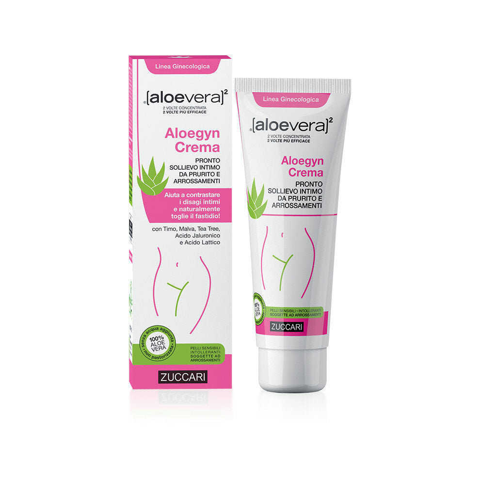 Zuccari [Aloe Vera]2 Aloegyn Crema sollievo intimo da prurito e arrossamenti 50ml-2