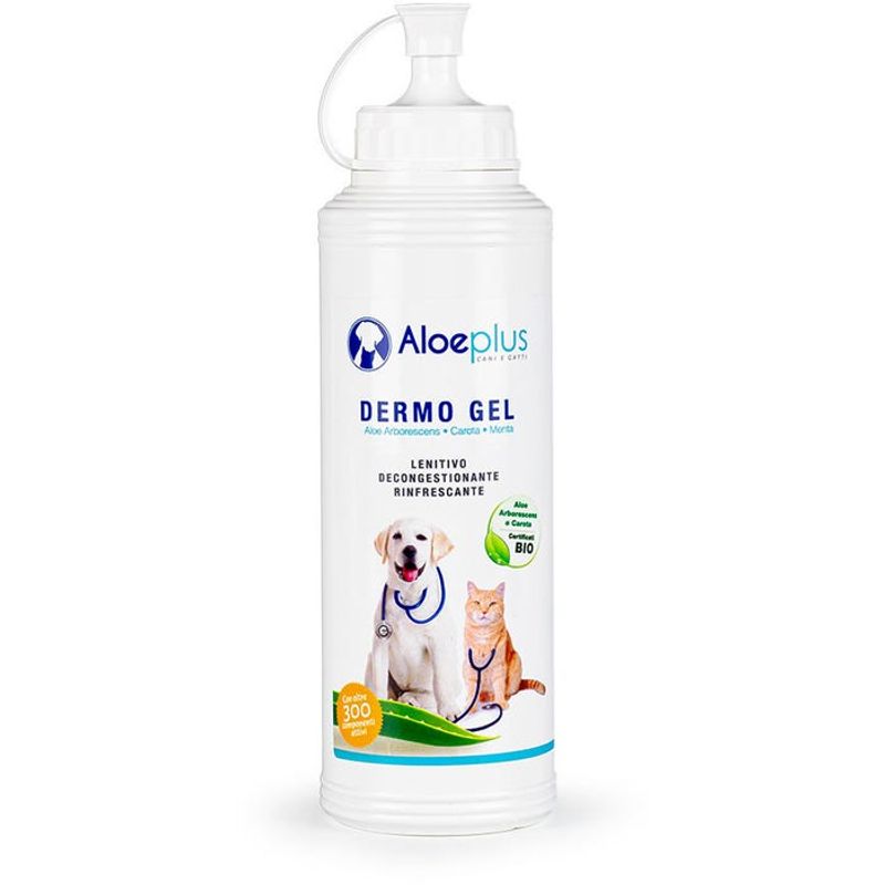 Aloeplus Gel Dermatologico Lenitivo/Decongestionante Cani/Gatti 200ml-1