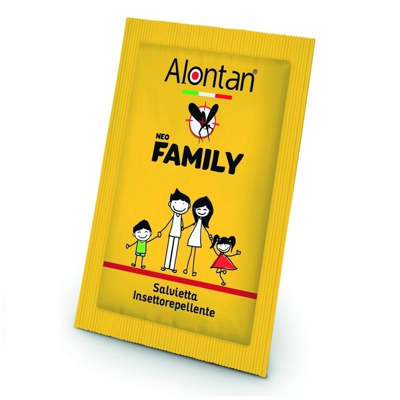 Alontan Junior Salvietta insetto-acaro repellente 12 pezzi-1